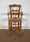 Late 19th Century High Chair in Solid Cherrywood 1
