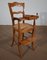 Late 19th Century High Chair in Solid Cherrywood 3