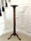 Antique Victorian Torchere in Carved Mahogany, 1880, Image 1