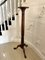 Antique Victorian Torchere in Carved Mahogany, 1880 2