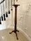 Antique Victorian Torchere in Carved Mahogany, 1880, Image 2