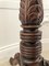 Antique Victorian Torchere in Carved Mahogany, 1880, Image 5