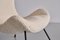 Madame Lounge Chair in White Nobilis Bouclé by Fritz Neth for Correcta, 1958 5