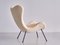Madame Lounge Chair in White Nobilis Bouclé by Fritz Neth for Correcta, 1958 11