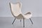 Sillón Madame en blanco de Nobilis Bouclé de Fritz Neth para Correcta, 1958, Imagen 1