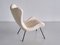 Fauteuil Madame en Nobilis Bouclé Blanc par Fritz Neth pour Correcta, 1958 10