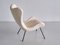 Madame Lounge Chair in White Nobilis Bouclé by Fritz Neth for Correcta, 1958 10
