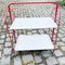 Red and White Serving Trolley from Melform, 1980s, Image 1