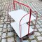 Red and White Serving Trolley from Melform, 1980s 2