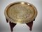Vassoio da tavolo antico orientale inciso, anni '40, Immagine 6