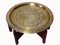Vassoio da tavolo antico orientale inciso, anni '40, Immagine 2