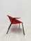 Vintage Red Suede Balloon Armchair by Hans Olsen for Lea Design, 1960s 2