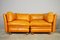 Modular Frau Sofa in Leather, 1970, Set of 5 5