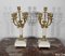Spätes 19. Jh. Louis XVI Kerzenständer aus vergoldeter Bronze, 2er Set 12