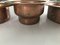 Vintage Copper Bowls, 1950s, Set of 3 9
