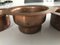 Vintage Copper Bowls, 1950s, Set of 3 15