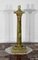 Early 20th Century Empire Column Lamp in Green Onyx, Image 8