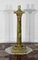 Early 20th Century Empire Column Lamp in Green Onyx, Image 1