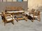 Vintage Italian Living Room Set in Bamboo, 1960, Set of 7 2