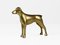 Mid-Century Dog Sculpture in Brass, 1960s, Image 6