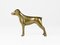 Mid-Century Dog Sculpture in Brass, 1960s, Image 2