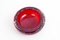 Posacenere in vetro di Murano rosso, anni '60, Immagine 4