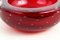 Ashtray in Red Murano Glass, 1960s, Image 3