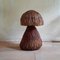 Großer handgefertigter Pilz aus Holz, 1960er 3