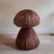 Großer handgefertigter Pilz aus Holz, 1960er 2
