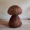 Large Handcrafted Wooden Mushroom, 1960s 2