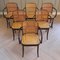 No. 811 Prague Chairs by Josef Hoffmann for Ligna, 1960s, Set of 6 2