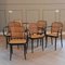 No. 811 Prague Chairs by Josef Hoffmann for Ligna, 1960s, Set of 6 4