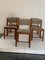 Vintage Chairs in Walnut and Beech, 1970s, Set of 5, Image 4