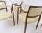 Chairs by Niels Otto (N. O.) Møller for J. L. Møllers, 1960s, Set of 4 3