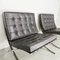 Poltrone Barcelona in pelle nera di Ludwig Mies van der Rohe per Knoll, anni '70, set di 2, Immagine 9