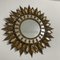 Specchio a forma di sole in ferro battuto, anni '60, Immagine 4