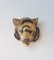 Gothic Style Tiger Head Mount Wall Hanging, 1930s 5