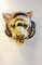 Gothic Style Tiger Head Mount Wall Hanging, 1930s 1