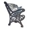 Mid-Century Modernist Seville Garden Bench in Cast Iron, Spain, 1950s 5