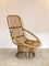 Bamboo Swivel Lounge Chair, 1970s, Image 1