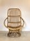 Bamboo Swivel Lounge Chair, 1970s 2