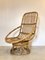 Bamboo Swivel Lounge Chair, 1970s 3
