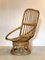Bamboo Swivel Lounge Chair, 1970s 5