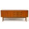 Mid-Century Modern Minimalist Sideboard in Walnut, 1960s 2