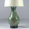 Belgian Stoneware Lamp by Roger Guerin, 1930s 3