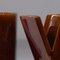 Letter-Shaped Glazed Ceramic Vases, Belgium, 1950s, Set of 3 10