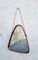Modern Triangular Teak Mirror by Franco Campo and Carlo Graffi, Italy, 1950s 4