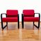 Italian Modern Red Armchairs from Arflex, Italy, 1990s, Set of 2, Image 1