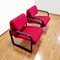 Italian Modern Red Armchairs from Arflex, Italy, 1990s, Set of 2 3