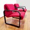 Italienische moderne rote Sessel von Arflex, Italien, 1990er, 2er Set 2